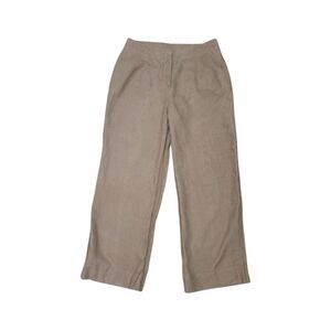 J. Jill 100% Linen Wide Leg Slacks 12P